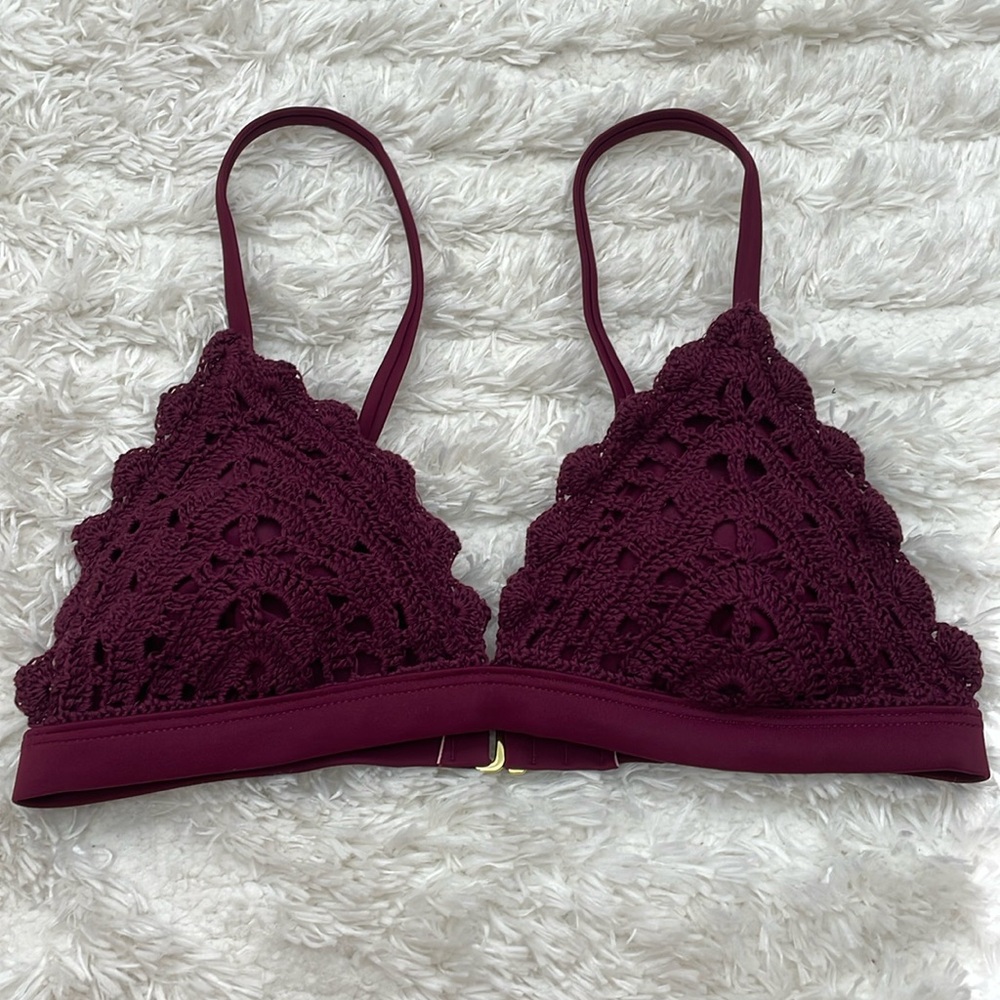 Xhilaration Crochet Bikini Top